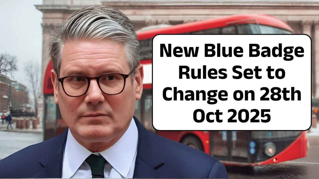 Breaking: New Blue Badge Rules Set to Change on 28th Oct 2025 – What You Need to Know