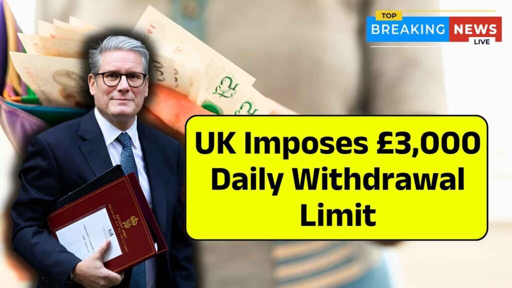 Urgent: UK Imposes £3,000 Daily Withdrawal Limit from 25 October – How It Affects You!